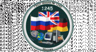 Logo School number 1245 with in-depth study of a foreign language