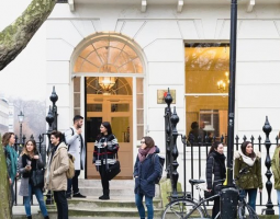 Winter by the Thames, London