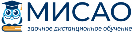 Logo Moscow Institute of Modern Academic Education, MISAO