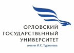 Logo Oryol State University named after I.S. Turgenev, OSU