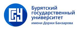 Logo Buryat State University named after Dorji Banzarov, BSU