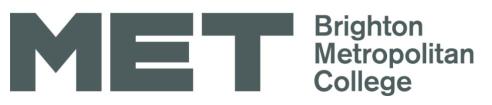 Logo Brighton MET and Northbrook College