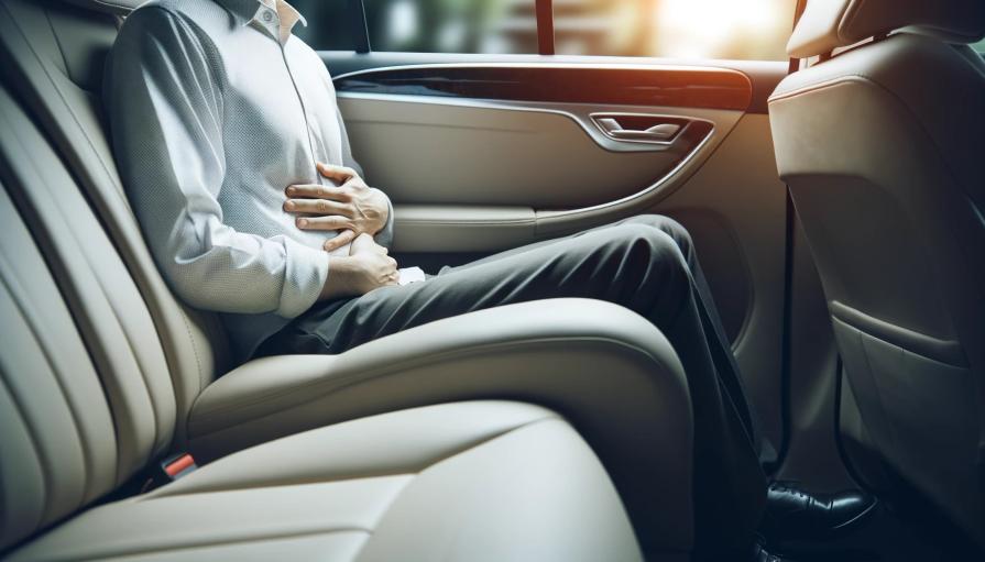 How do you deal with motion sickness on a trip?