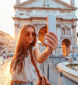 Italy introduced fines for tourist selfies