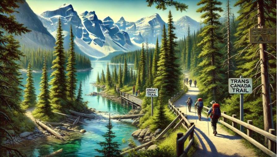 Where is the longest hiking trail in the world