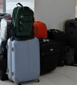 What do they do with the luggage that is taken from passengers at the airport?