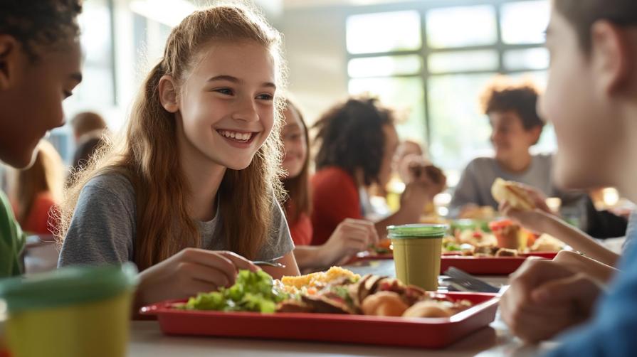 How lunch is organized in school of UK