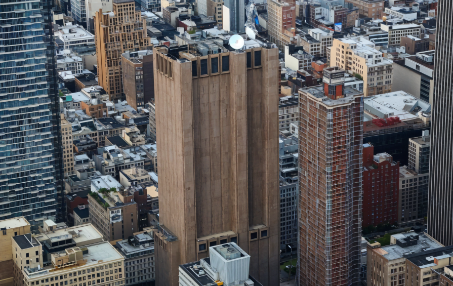 The windowless skyscraper in New York