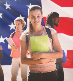 How do American universities meet new students?