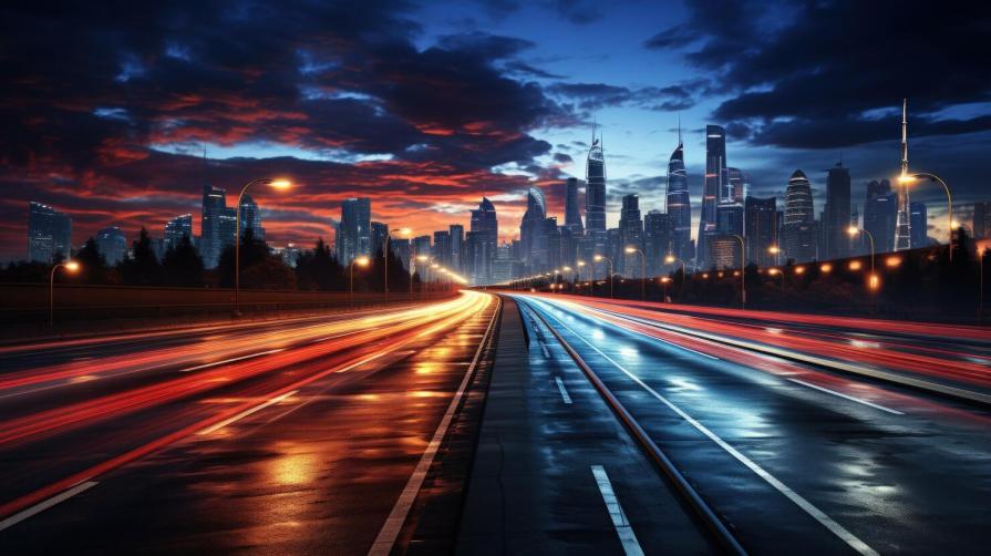 Where are the world's longest straight highway lines?