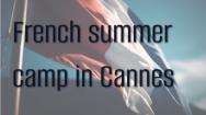 Logo French summer camp in Cannes