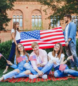 American students rushed to universities in the UK