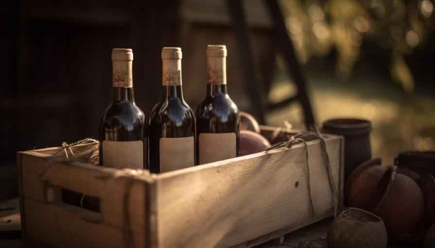 How did Americans hide wine in bricks and why?