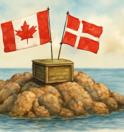 Why are Canada and Denmark fighting whiskey and schnapps?