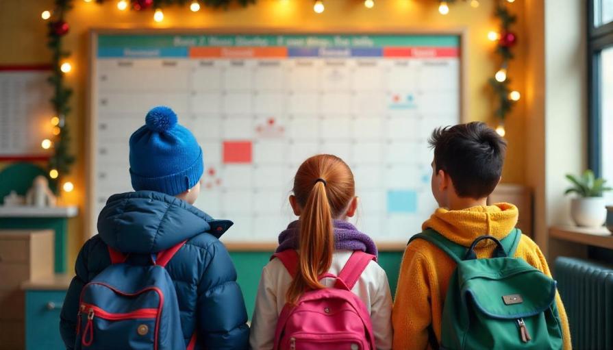 Daily routine in a boarding school in England UK