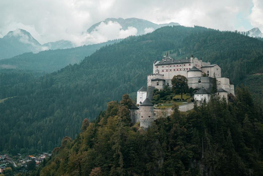 Hohenwerfen Castle in Austria