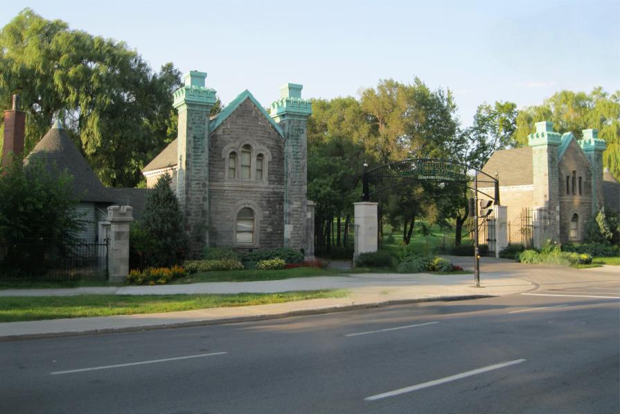 Cemetery of Notre Dame des Neiges in Montreal
