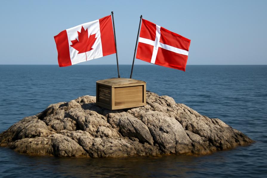 Why are Canada and Denmark fighting whiskey and schnapps?