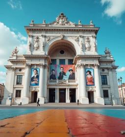Burgtheater: one of the largest theaters in the world