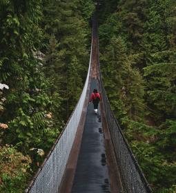 Capilano Suspension Bridge in Vancouver