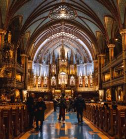 Charming Basilica of Notre Dame de Montreal