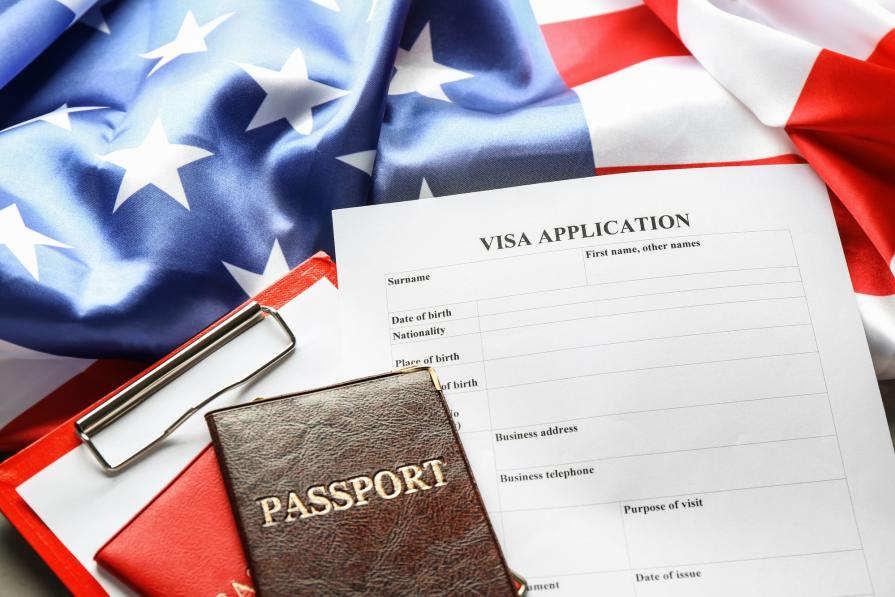 US visa application