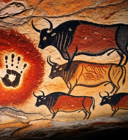 The Cave of Altamira - rock gallery of the stone age