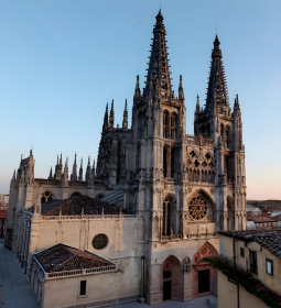 Burgos Cathedral - the largest temple in Italy, built in the Gothic style