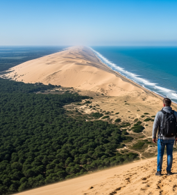 The Dune of Pilat - the largest sand dune in Europe