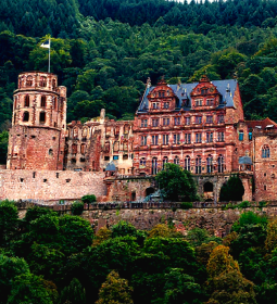 Heidelberg Castle - medieval ruins of a glorious fortress