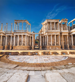 Roman theater in Merida - a monument of ancient architecture