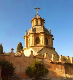 Sacromonte Abbey - a famous spot at the top of Valparaiso