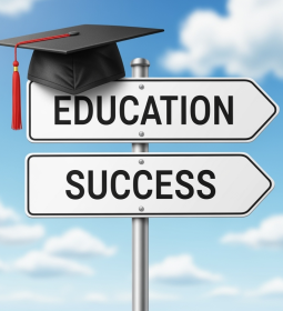 Is higher education required for success?