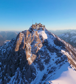 Zugspitze - the highest peak in Germany and the pearl of the German Alps