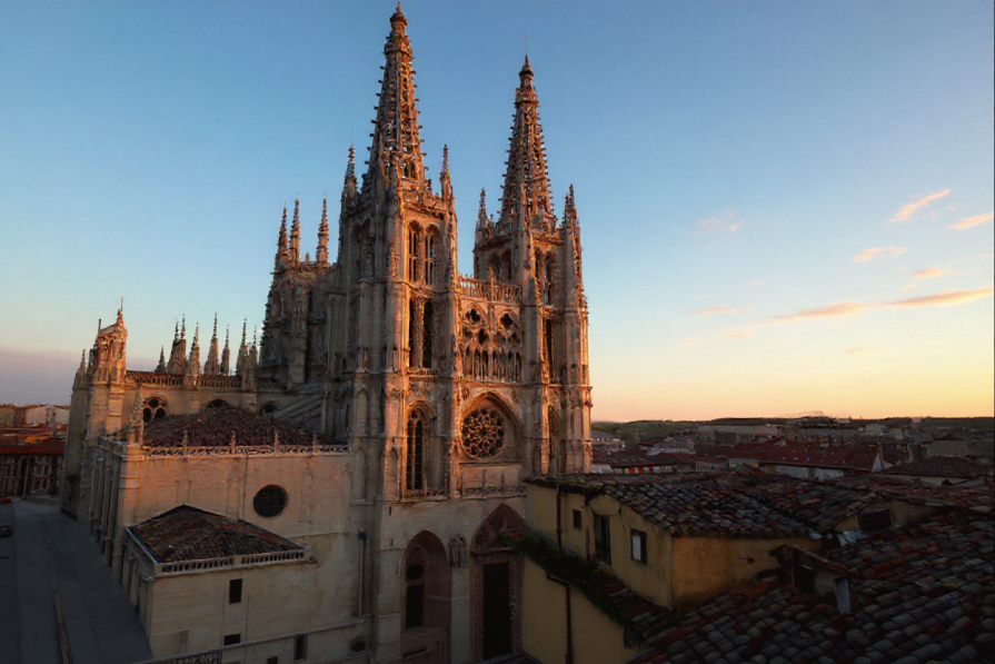Burgos Cathedral - the largest temple in Italy, built in the Gothic style