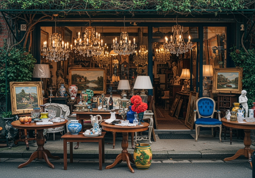 The flea market in the Paris suburb of Saint-Ouen - the best place to shop in France