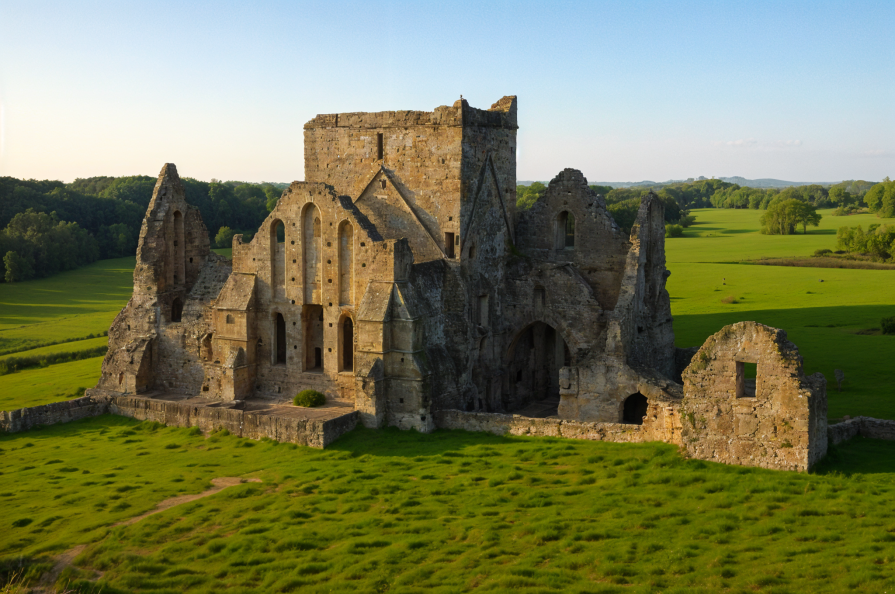 The Abbey of Kells - an ancient monastery on the banks of the river