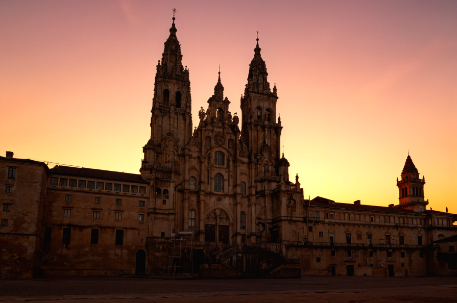 Santiago de Compostelo, Galicia - the end point of the famous Way of St. James