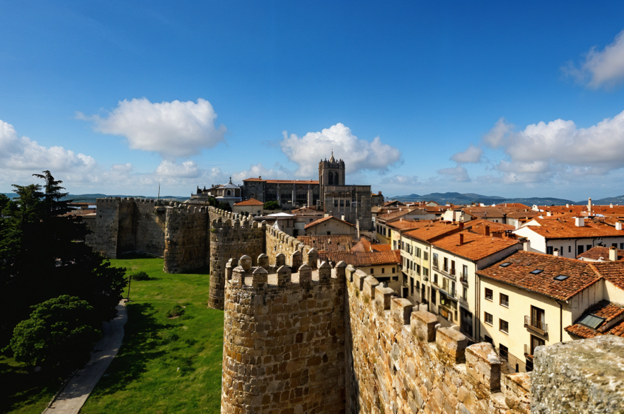 Walls of Avila - a building that keeps history