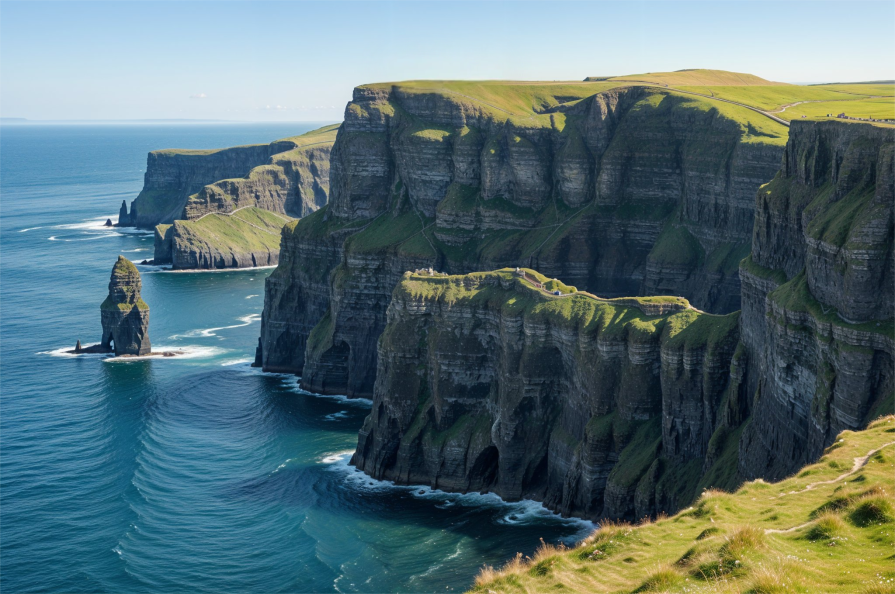 Cliffs of Moher - an ancient natural building
