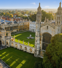 100% and 75% scholarship for summer programs at Cambridge University and Royal Hospital School