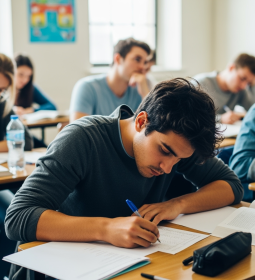 Language exams and tests for academic preparation