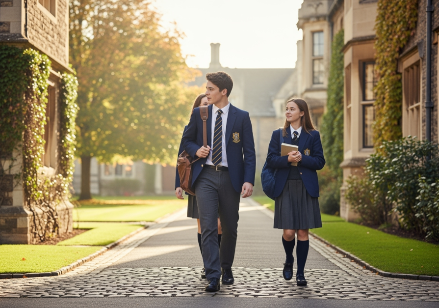 How do private British schools achieve high achievements?
