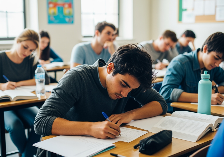 Language exams and tests for academic preparation