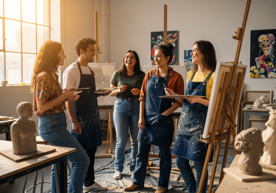 The basics of fine arts and design at the prestigious Vancouver Film School (VFS)