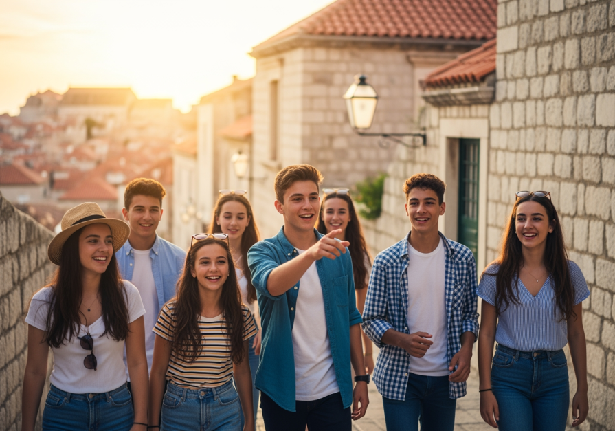 Holidays abroad for young people