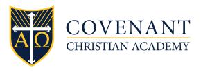 Logo Covenant Christian Academy, Covenant Academy
